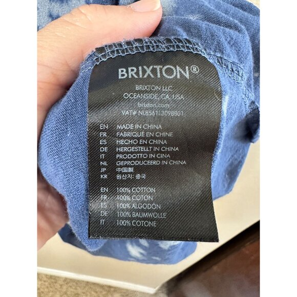 Sold
Brixton Mens‎ Tie-Dye Blue T-Shirt Standard Fit Size M 100% Cotton Casual - Picture 6 of 9